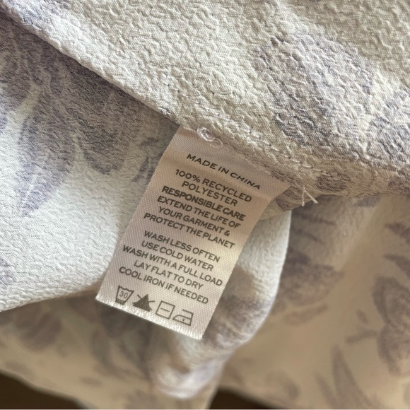 Hill House MEDIUM The Ellie nap midi dress in Lilac Tonal Floral color - Picture 7 of 7